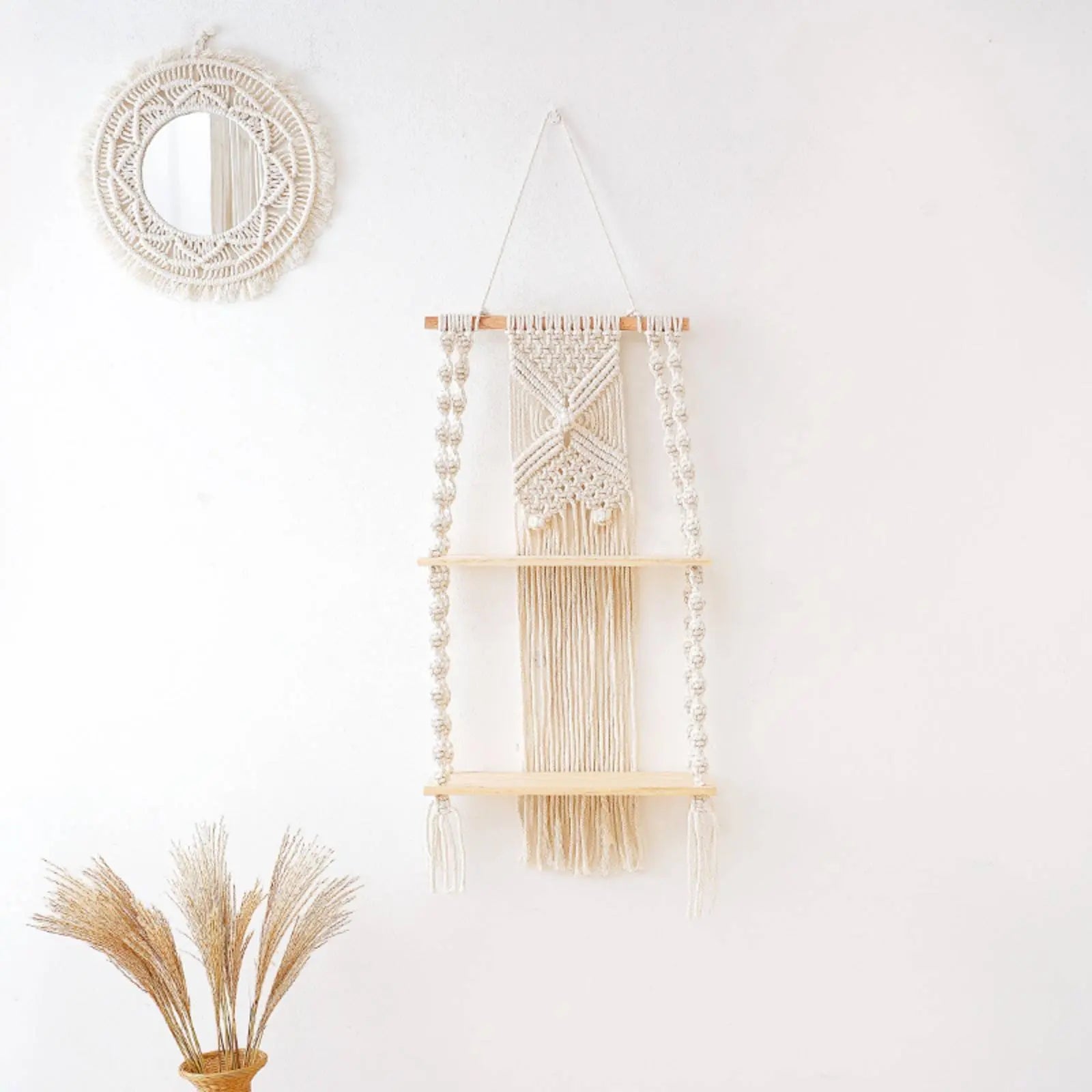 Macramé Shelf