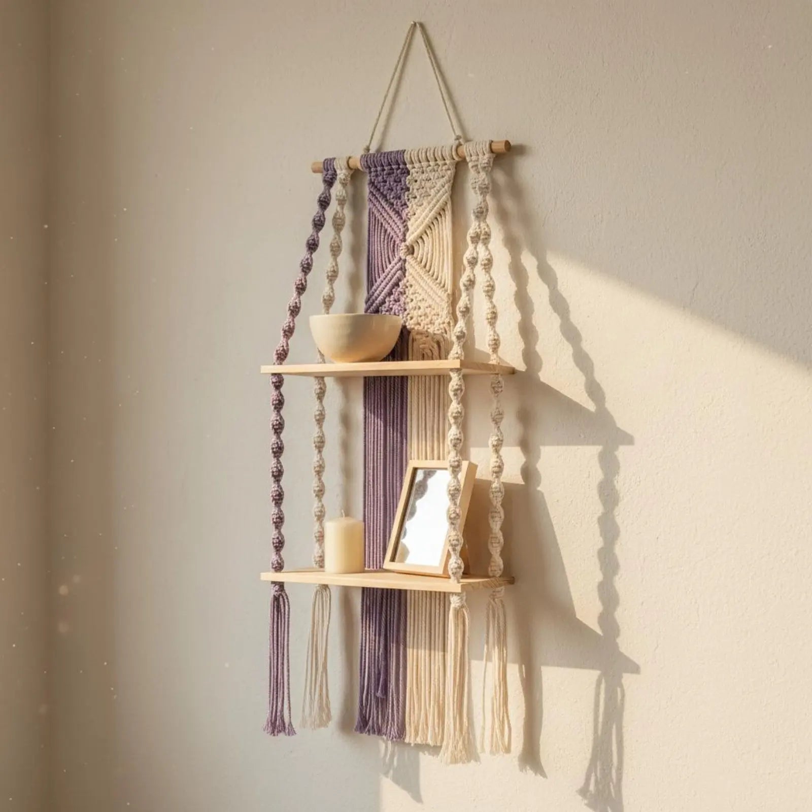 Macramé Shelf